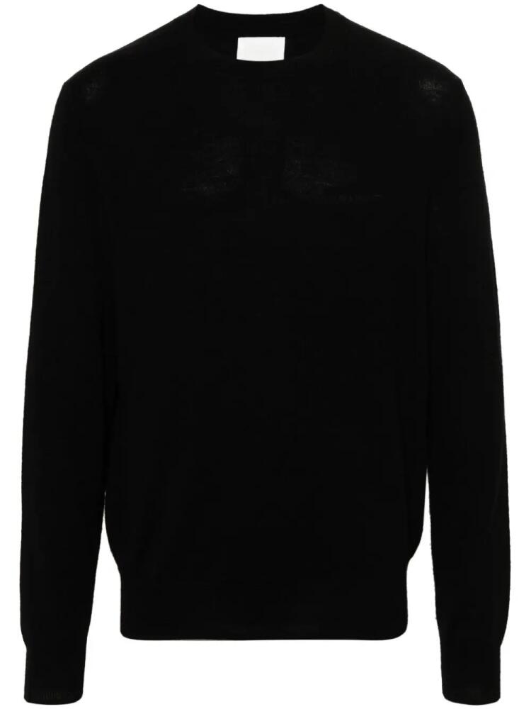 MARANT logo-embroidered crew-neck jumper - Black Cover