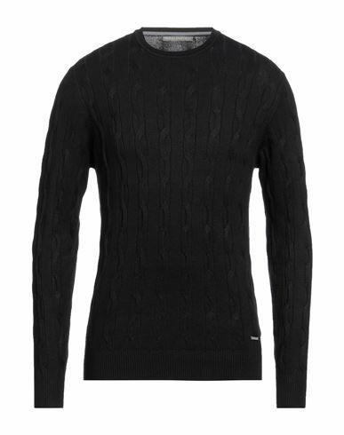 Primo Emporio Man Sweater Black Viscose, Nylon Cover