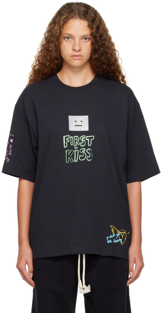 Acne Studios Black 'First Kiss' T-Shirt Cover