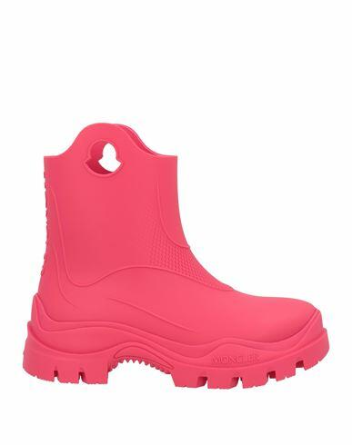 Moncler Woman Ankle boots Fuchsia Rubber Cover