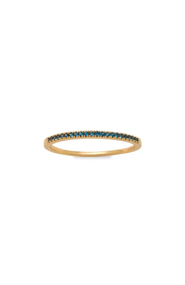 MADE BY MARY Birthstone Stacking Ring in Gold Cover