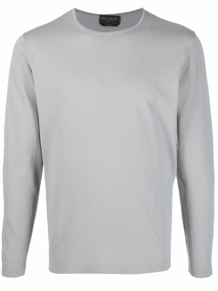 Dell'oglio long-sleeve cotton jumper - Grey Cover