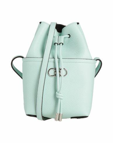 Ferragamo Woman Cross-body bag Turquoise Calfskin Cover