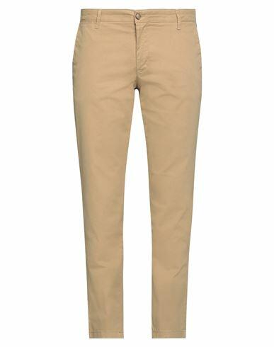 Rar Man Pants Light brown Cotton, Elastane Cover