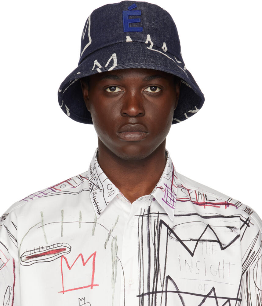 Études Indigo Training Crown Bucket Hat Cover