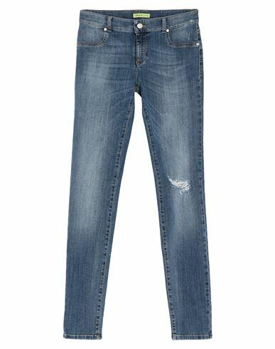 Versace Jeans Woman Jeans Blue Cotton, Elastane Cover