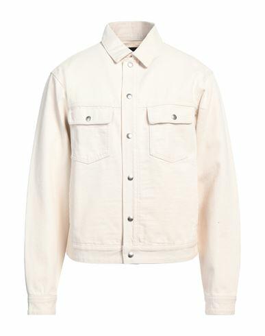 The Kooples Man Denim outerwear Cream Cotton Cover