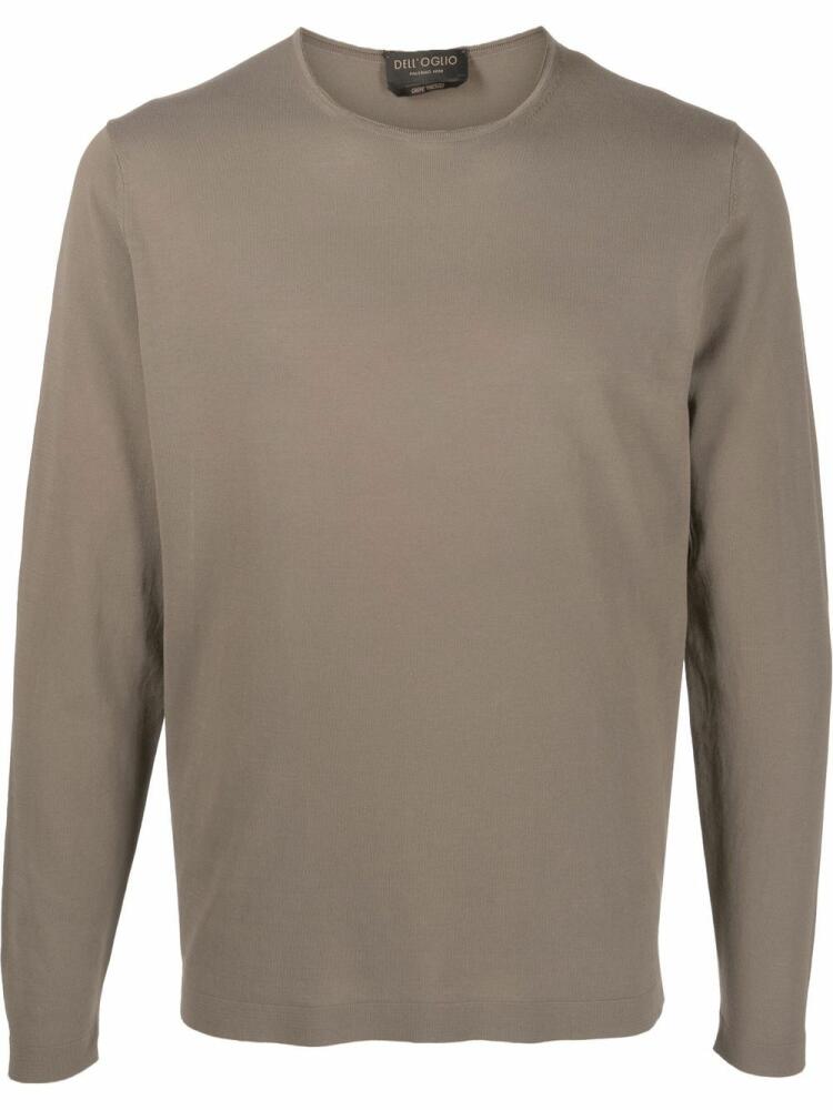 Dell'oglio long-sleeve cotton jumper - Green Cover