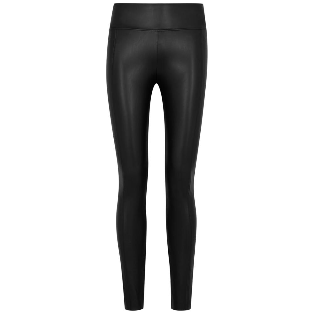 Wolford Edie Black Vegan Leather Leggings Cover