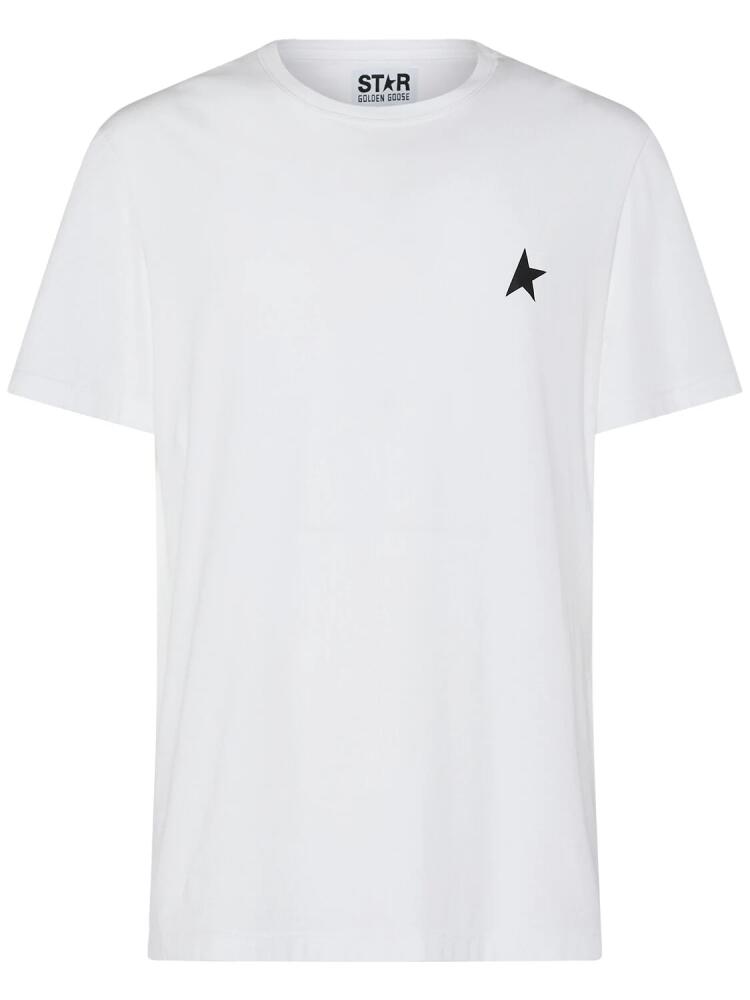 GOLDEN GOOSE Small Star Logo Cotton T-shirt Cover