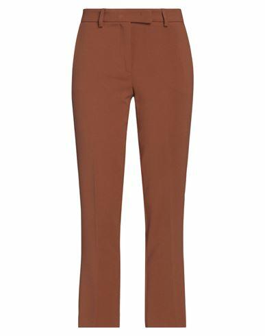 Nora Barth Woman Pants Brown Polyester Cover