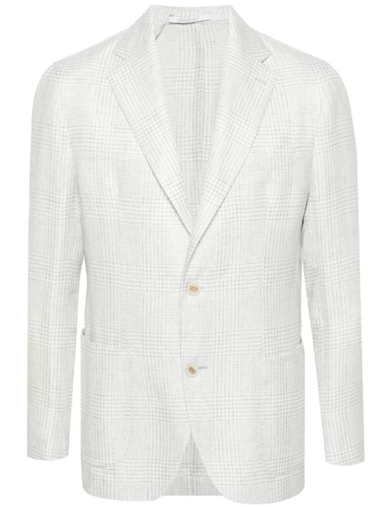 Eleventy puppytooth single-breasted blazer - Grey Cover