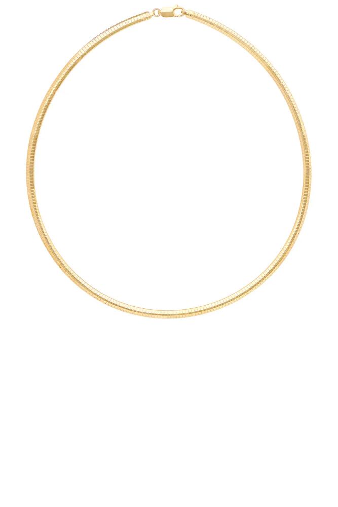 MEGA Omega 4 Necklace in Metallic Gold Cover