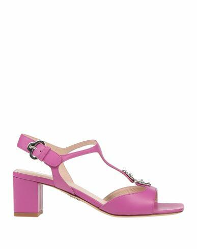 Rodo Woman Sandals Magenta Soft Leather Cover