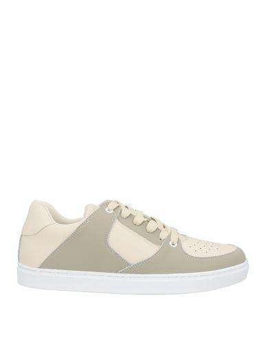 Trussardi Woman Sneakers Beige Soft Leather Cover