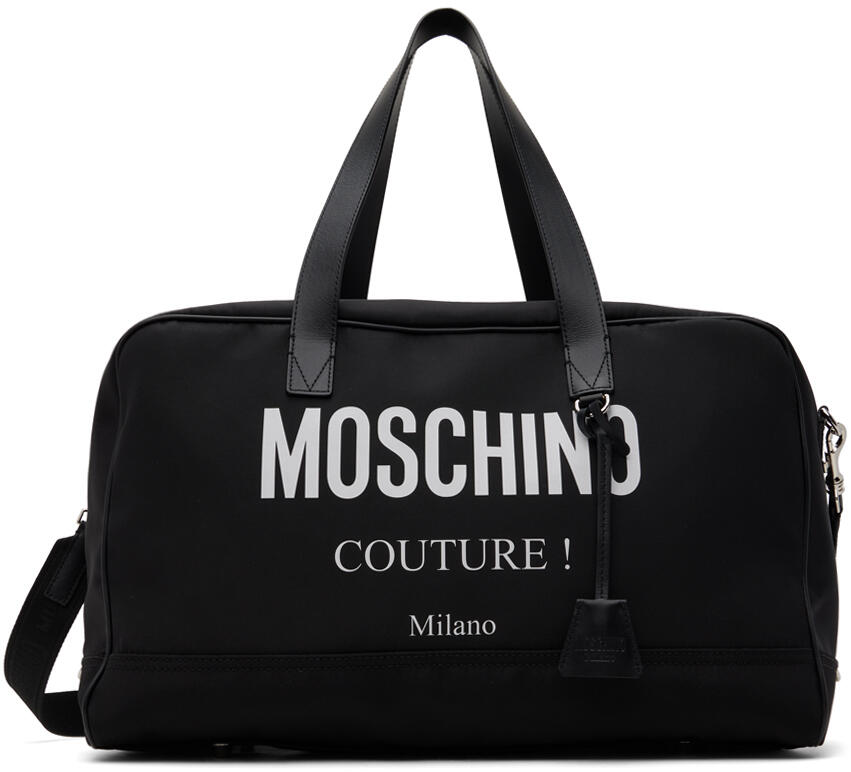 Moschino Black Travel Bag Cover