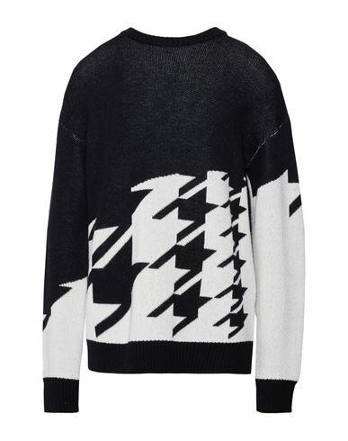 Les Hommes Man Sweater Black Wool Cover