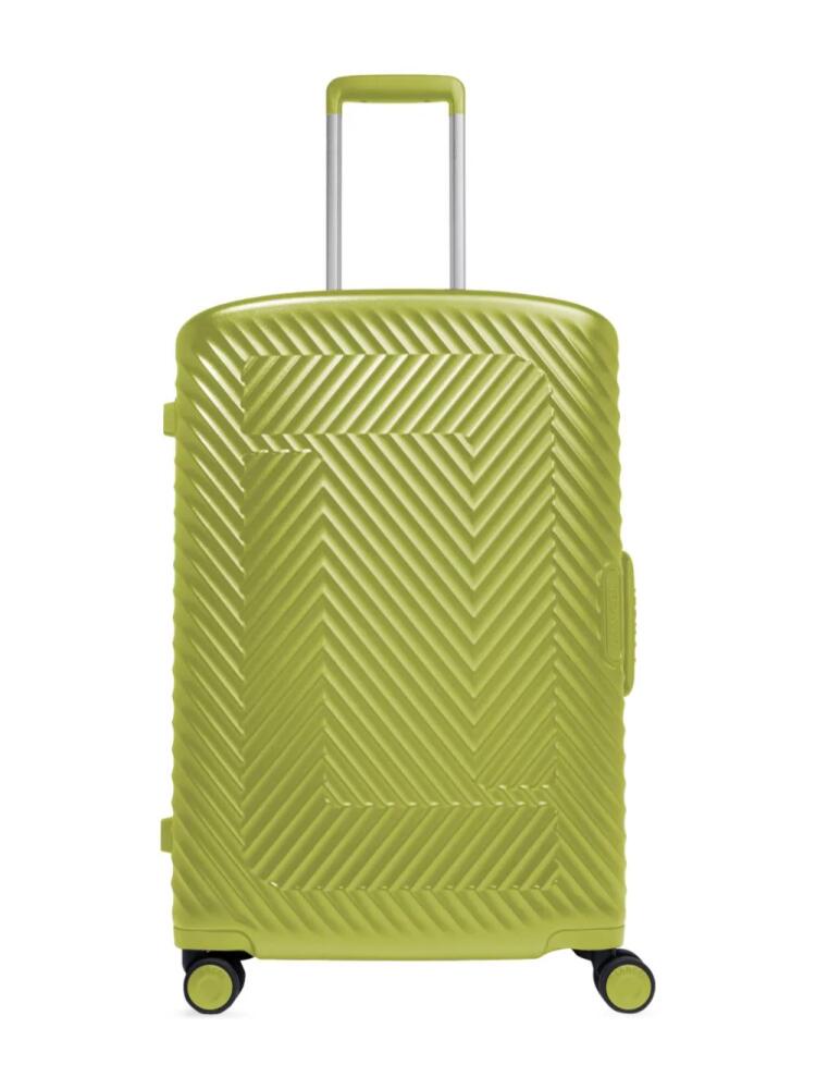 Lancel Atlas logo-embossed suitcase - Green Cover