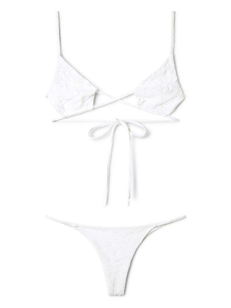 Off-White Tattoo jacquard bikini set Cover