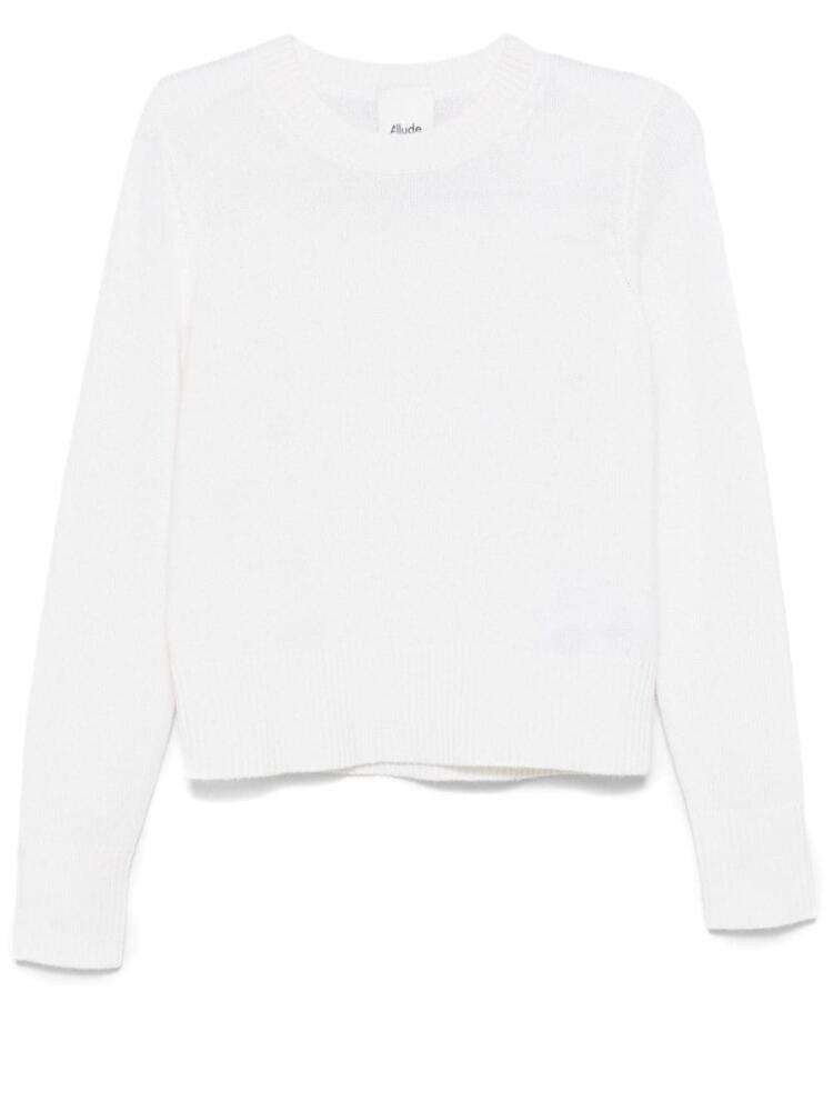 Allude cashmere sweater - White Cover