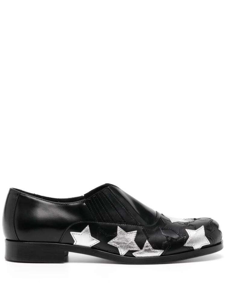 Stefan Cooke 100 Stars leather loafers - Black Cover