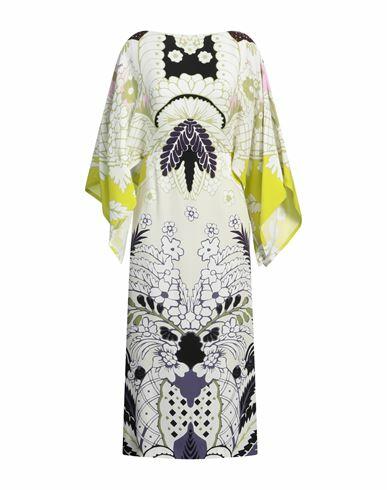 Valentino Garavani Woman Midi dress Acid green Silk Cover