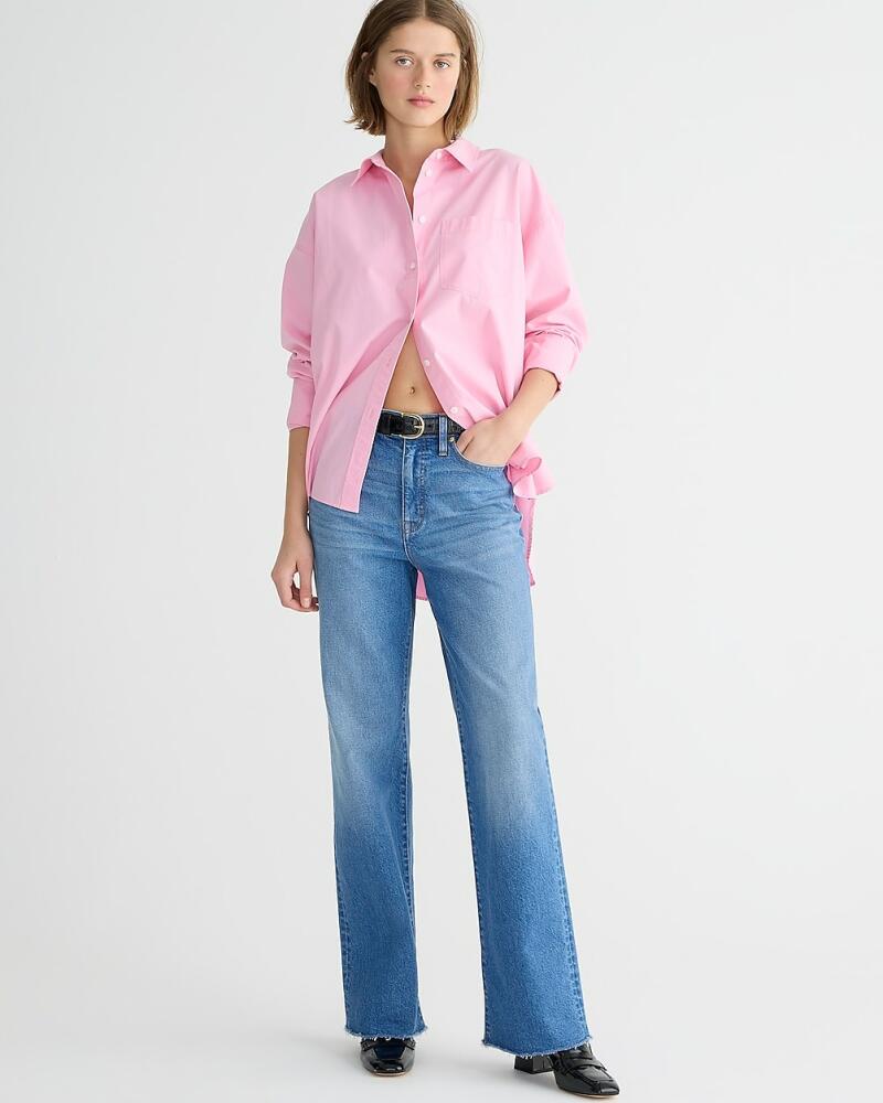 J.Crew Full-length slim wide-leg jean in Lakeshore wash Cover