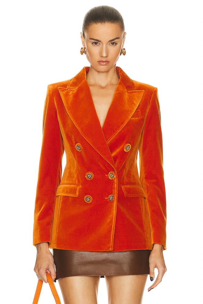 Etro Tailored Jacket in Orange Cover