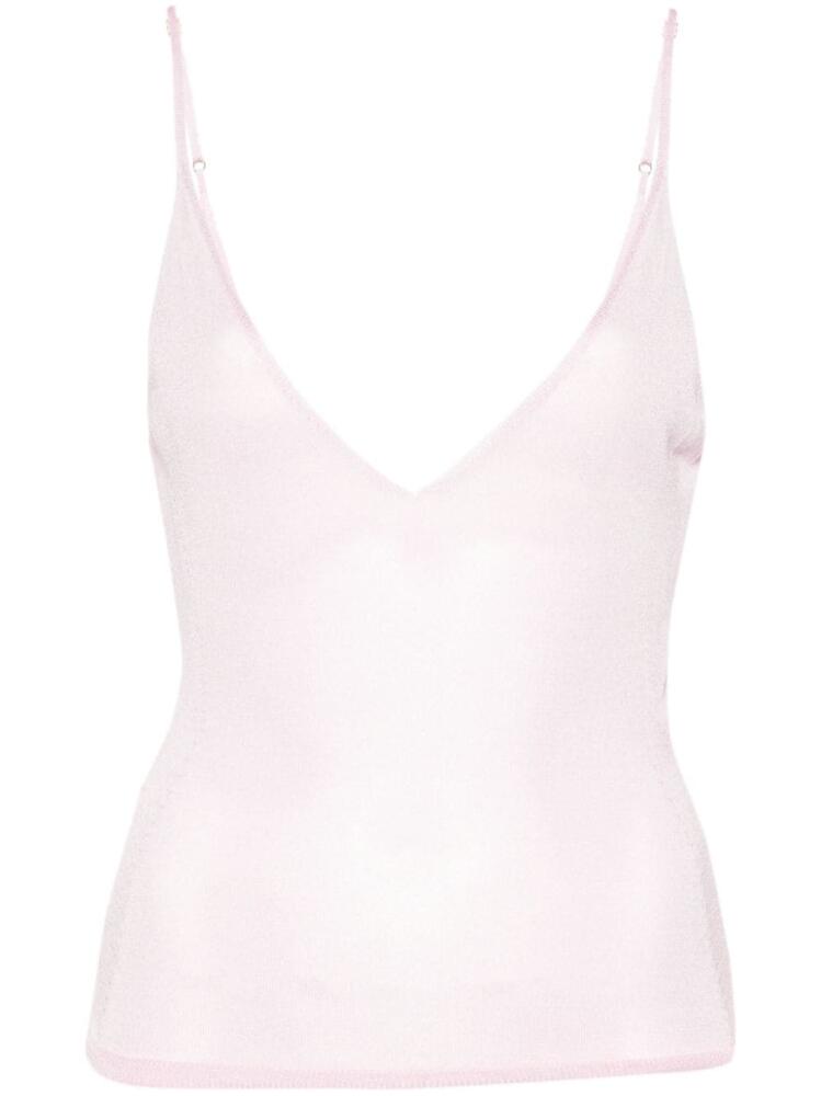 Jacquemus La Maille Spallina tank top - Pink Cover