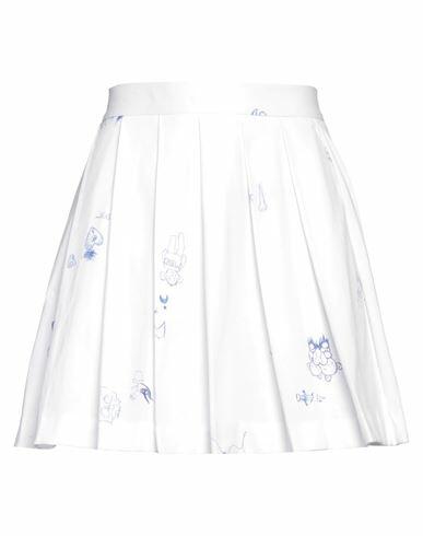 Vetements Woman Mini skirt White Cotton Cover