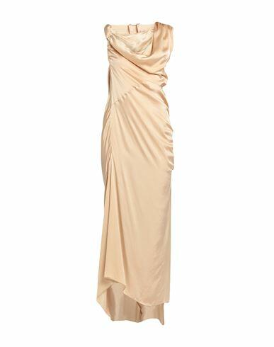 N°21 Woman Maxi dress Sand Cupro Cover