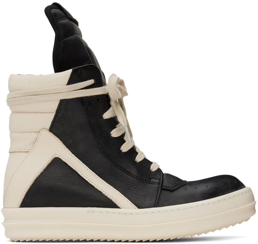 Rick Owens Black Geobasket Sneakers Cover