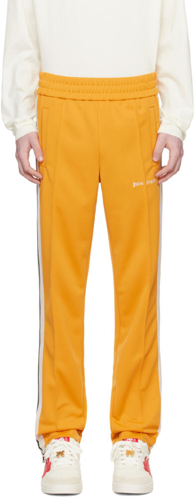 Palm Angels Yellow Striped Track Pants Cover