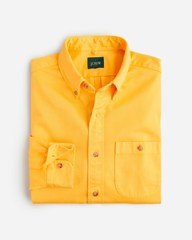 J.Crew Relaxed garment-dyed heavyweight twill shirt Cover