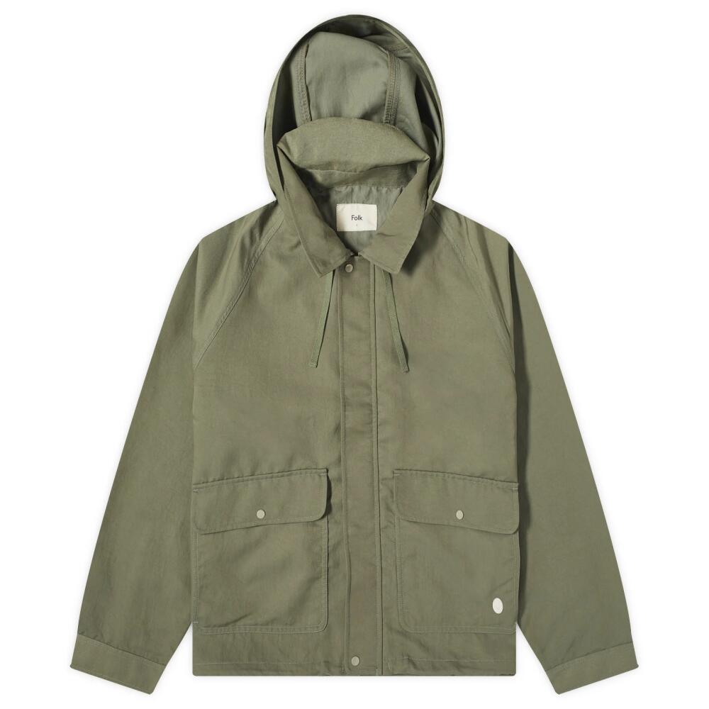 Folk Men's Mini Mac Jacket in Sage Cover