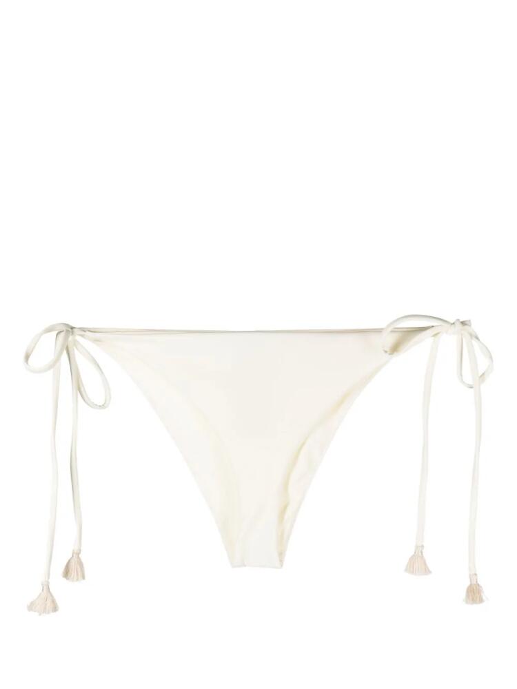 Johanna Ortiz Sullen side-tie bikini bottoms - White Cover