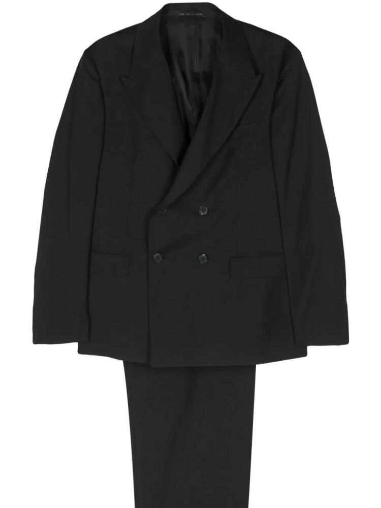 Low Brand double-breasted virgin-wool suit - Black Cover