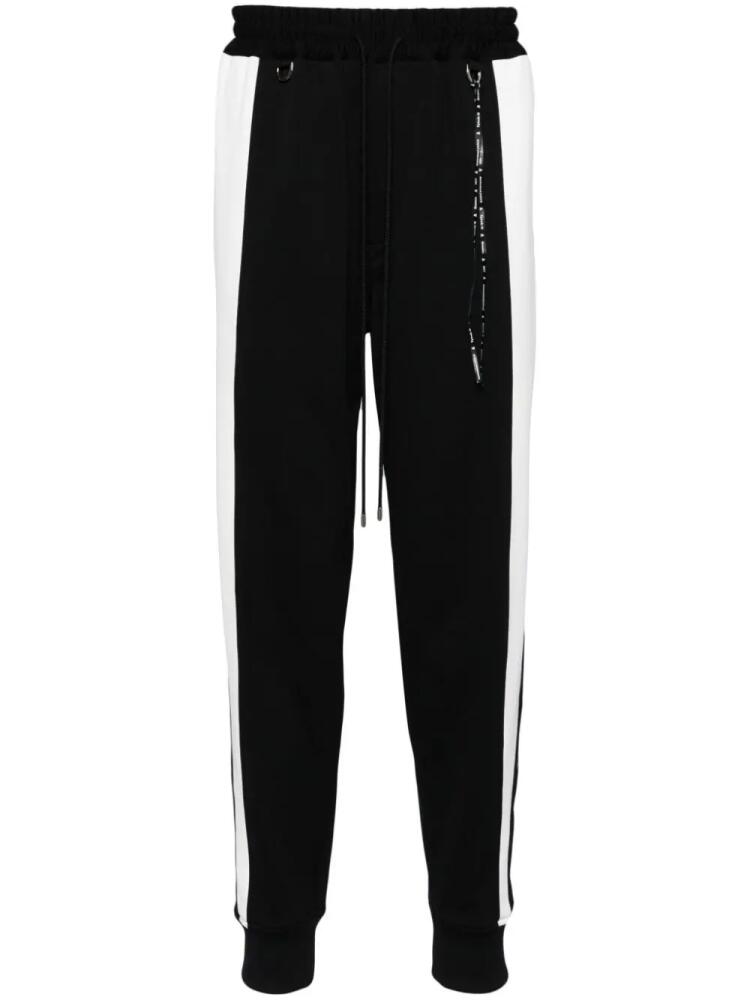 Mastermind Japan side-stripe track pants - Black Cover