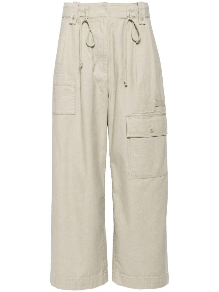 STUDIO TOMBOY wide-leg cargo trousers - Neutrals Cover