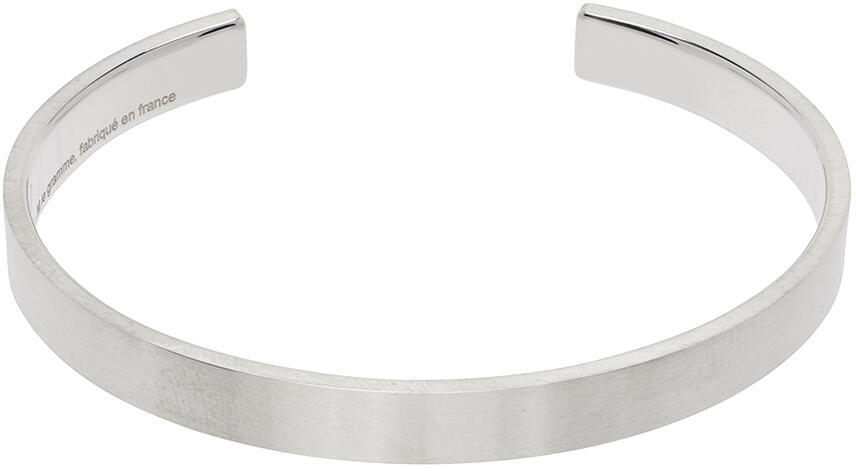 Le Gramme Silver 'Le 21g' Ribbon Bracelet Cover