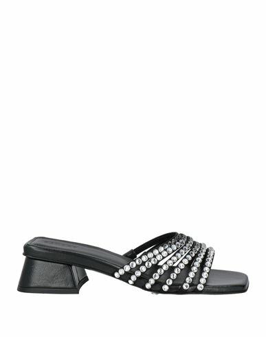 Sandro Woman Sandals Black Leather Cover