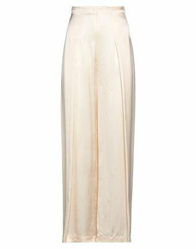 Gentryportofino Woman Pants Ivory Cupro Cover