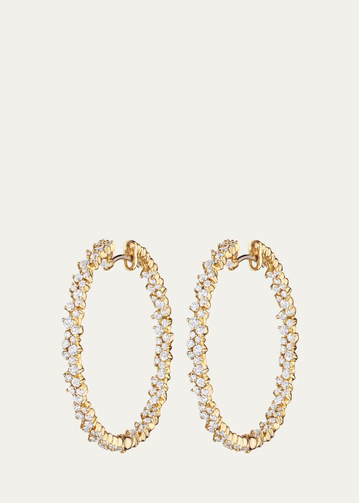 Paul Morelli 18k Gold Diamond Confetti Hoop Earrings Cover