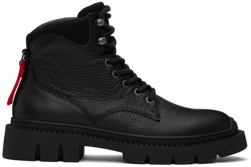 Diesel Black D-Troit Boots Cover