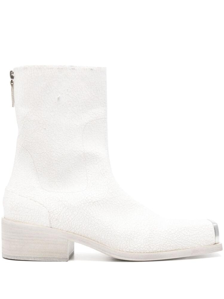 Marsèll metal-toecap ankle boots - White Cover