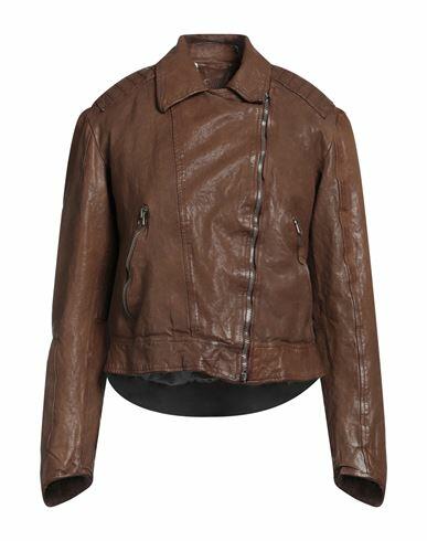 Masterpelle Woman Jacket Brown Soft Leather Cover