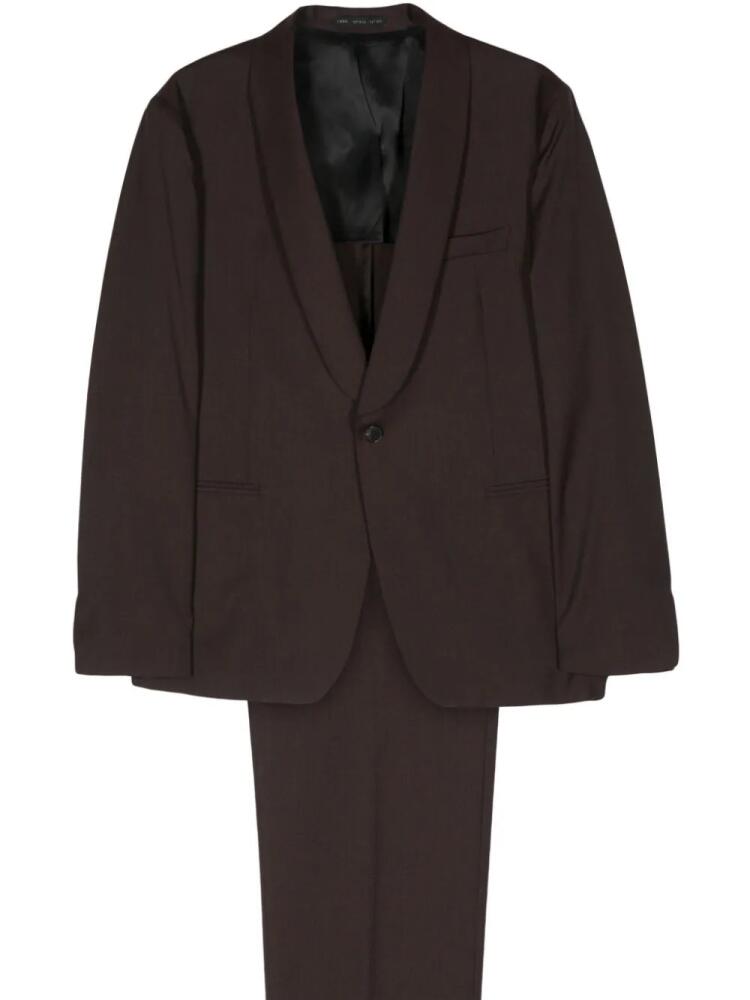 Low Brand single-breasted virgin-wool suit - Purple Cover