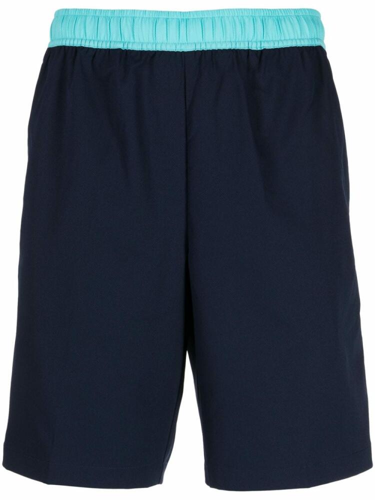 Lacoste elasticated-waist track shorts - Blue Cover