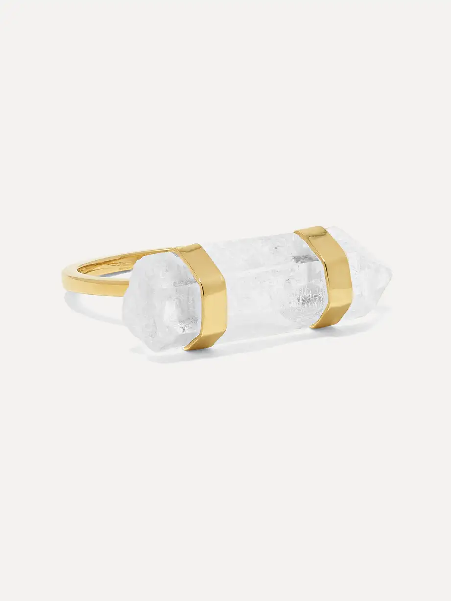 Harris Zhu - 14-karat Gold Crystal Quartz Ring - 6 Cover