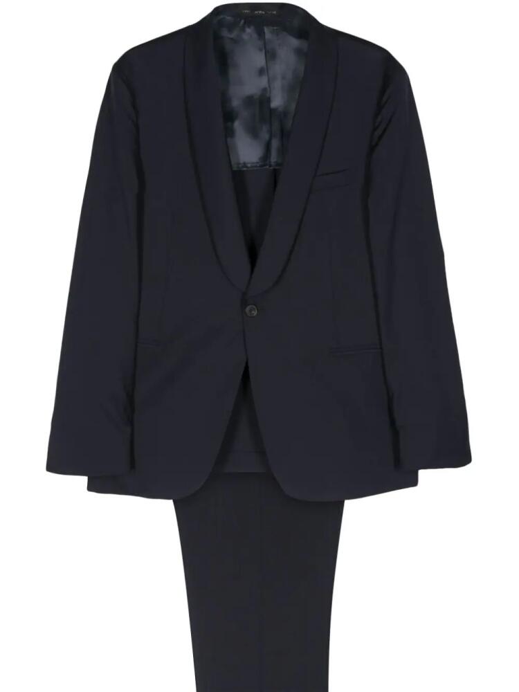 Low Brand single-breasted virgin-wool suit - Blue Cover